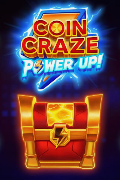 Coin Craze: Power Up! fémes borítója a Kingmaker Casinónál