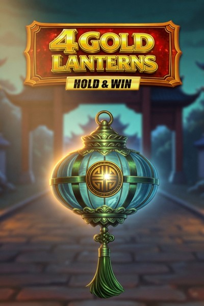 Arany lámpások a 4 Gold Lanterns Hold & Win borítón